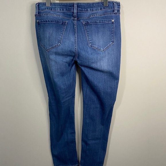 Kensie Jeans Straight Leg Women's Mid-Rise Blue Jeans Size 8 - Picture 5 of 11